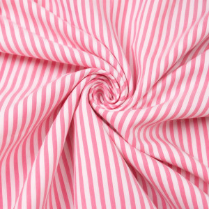Pink Stripe Linen Premuim Fabric